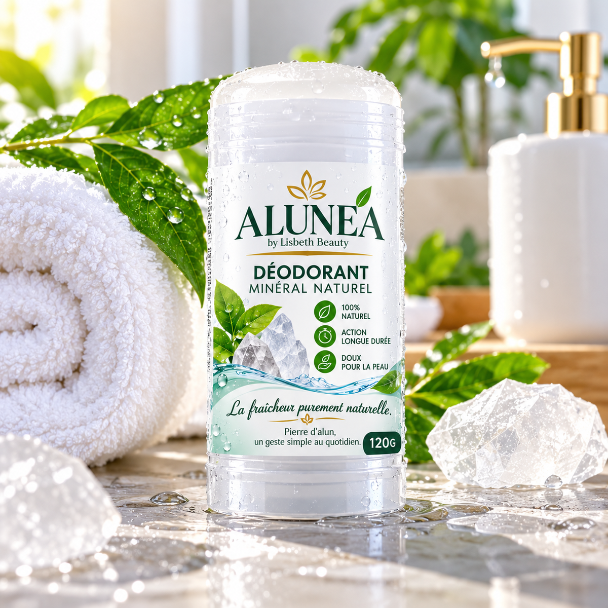ALUNEA by Lisbeth Beauty — Déodorant minéral naturel