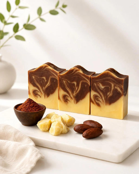 Savon hydratant au cacao — Nourrit et exfolie la peau