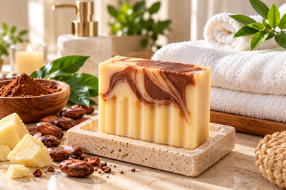 Savon hydratant au cacao — Nourrit et exfolie la peau